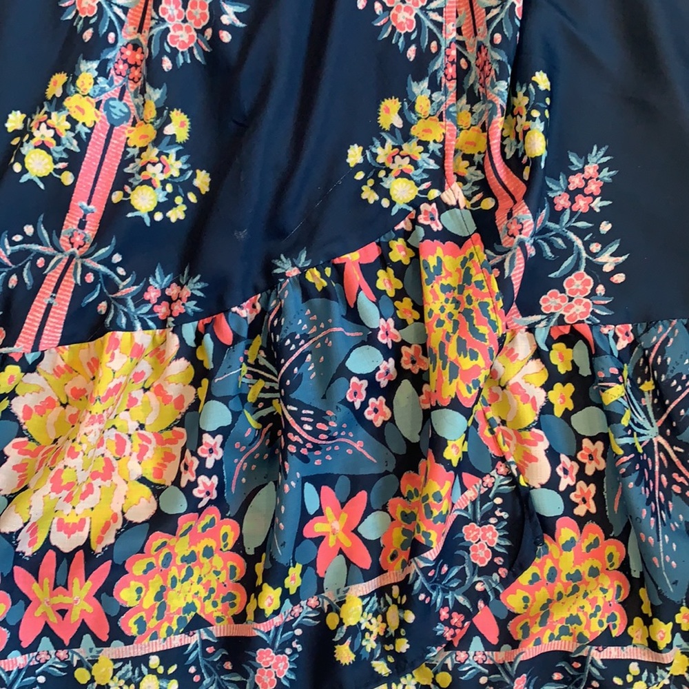 Flying Tomato Floral Off-Shoulder Dress - Blue and Pink - Picture 2 of 3